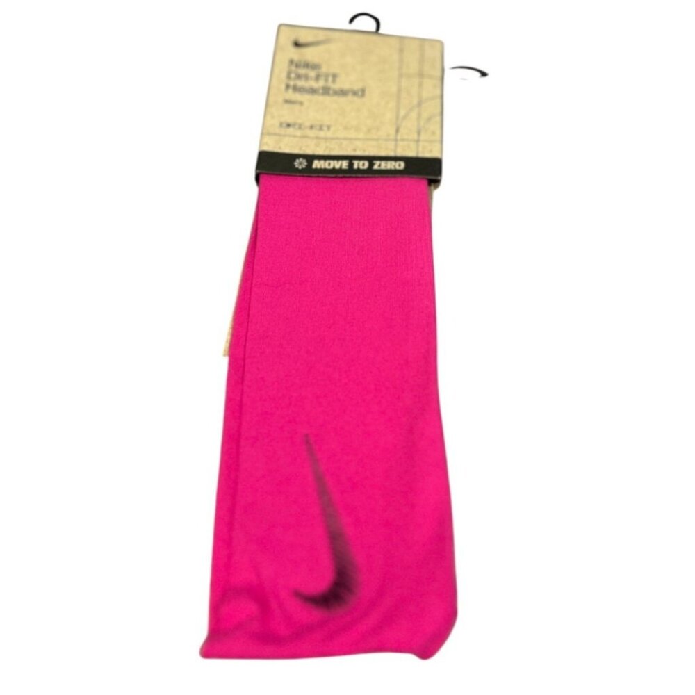 Nike Dri-Fit Headband Fuchsia Move to Zero OSFM